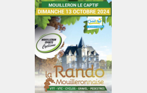 Rando Mouilleronnaise 13/10/2024