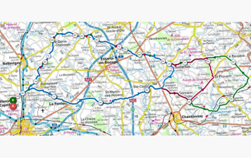 Circuits Dimanche - Départ 8h00 Groupes 1-2 - Départ 8h30 Groupe 3