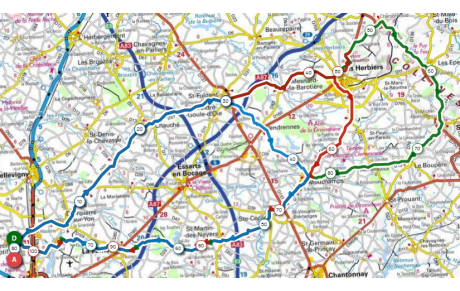 Circuits Dimanche - Départ 8h00 Groupes 1-2 - Départ 8h30 Groupe 3